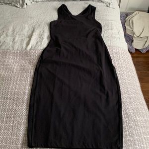 Body-con Lululemon black dress
